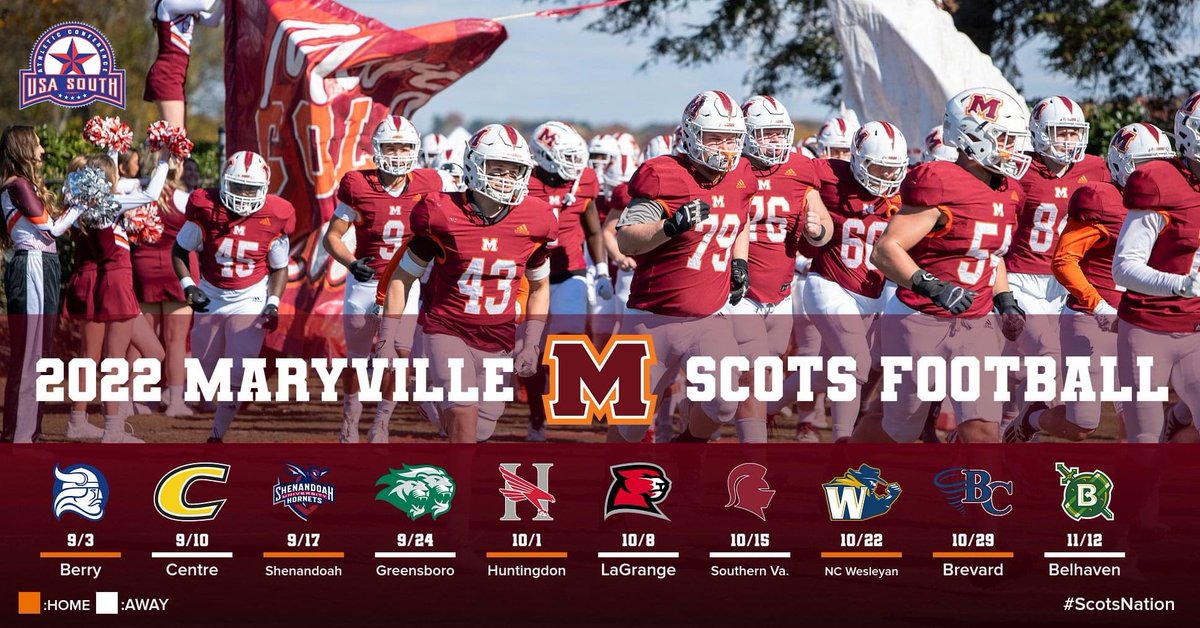 HERE WE GO SCOTS!! 2022 Schedule is out! The Hon will be rocking! #GSBG #TartanWa22iors