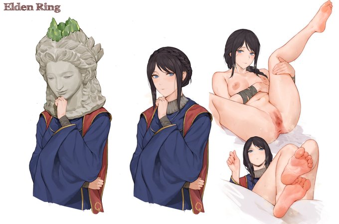 [R-18] Elden Ring 魔術師セレン #極上の乳 #尻神様 #裸足 #足裏 #アナル #足指 #ELDENRING #エルデンリング #魔術師セレン  