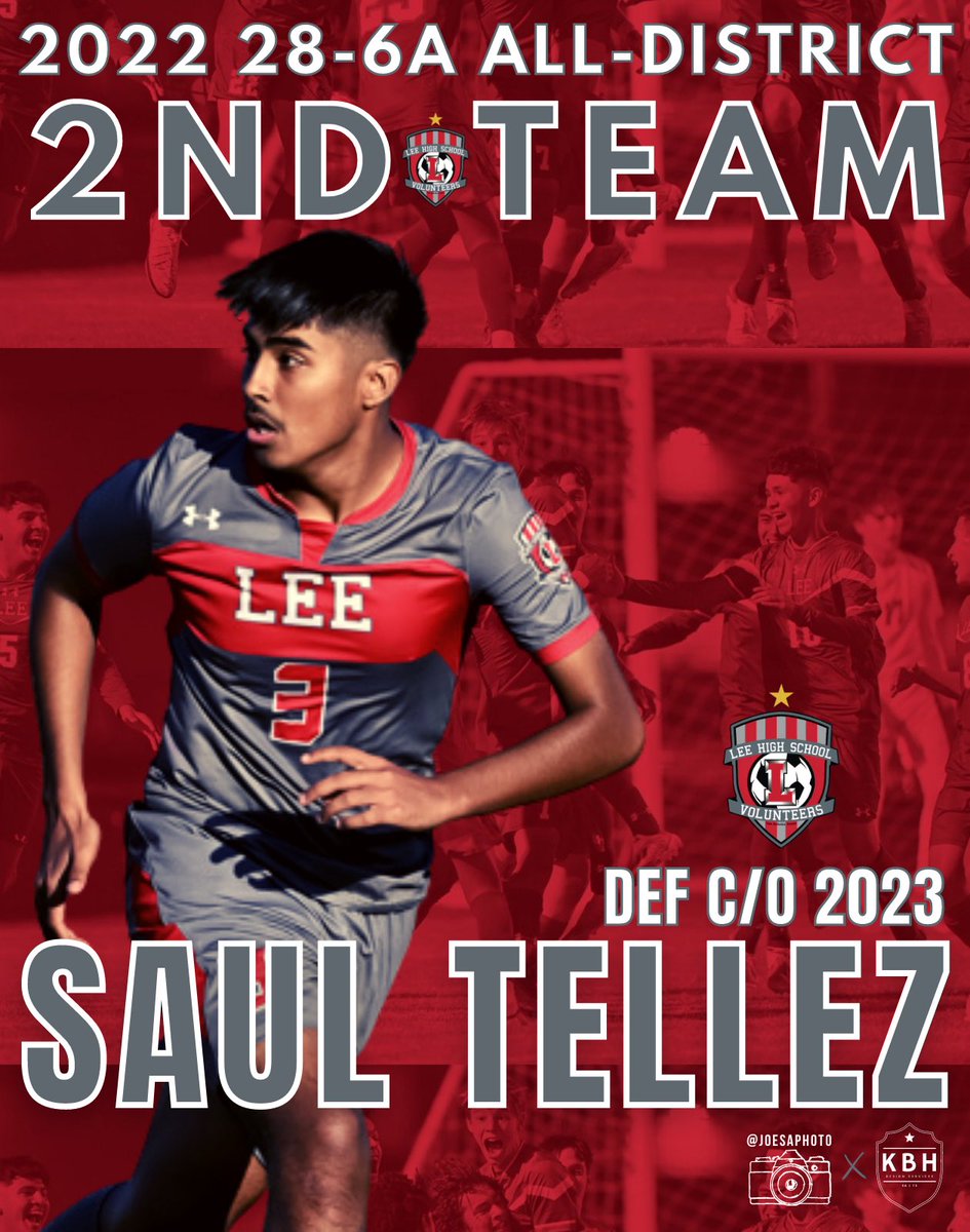 Congratulations to Junior Defender, Saul Tellez - for earning a 2nd Team All-District Selection for the 2021-2022 season.  We are so proud of you! #GoVols #TXHSSOC
