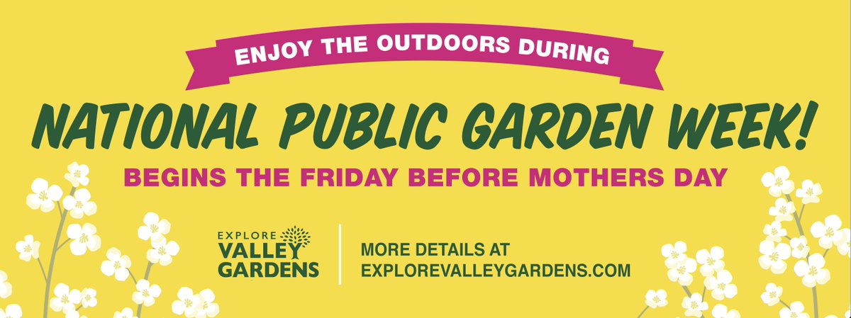 ExploreVGardens's tweet photo. Hi! We’re Explore Valley Gardens🪴Come celebrate National Garden Week with us at some of our favorite gardens in the Central Valley!

 May 7 - 13, 2022. Stay tuned for more info! https://t.co/rzX1GEuTbC