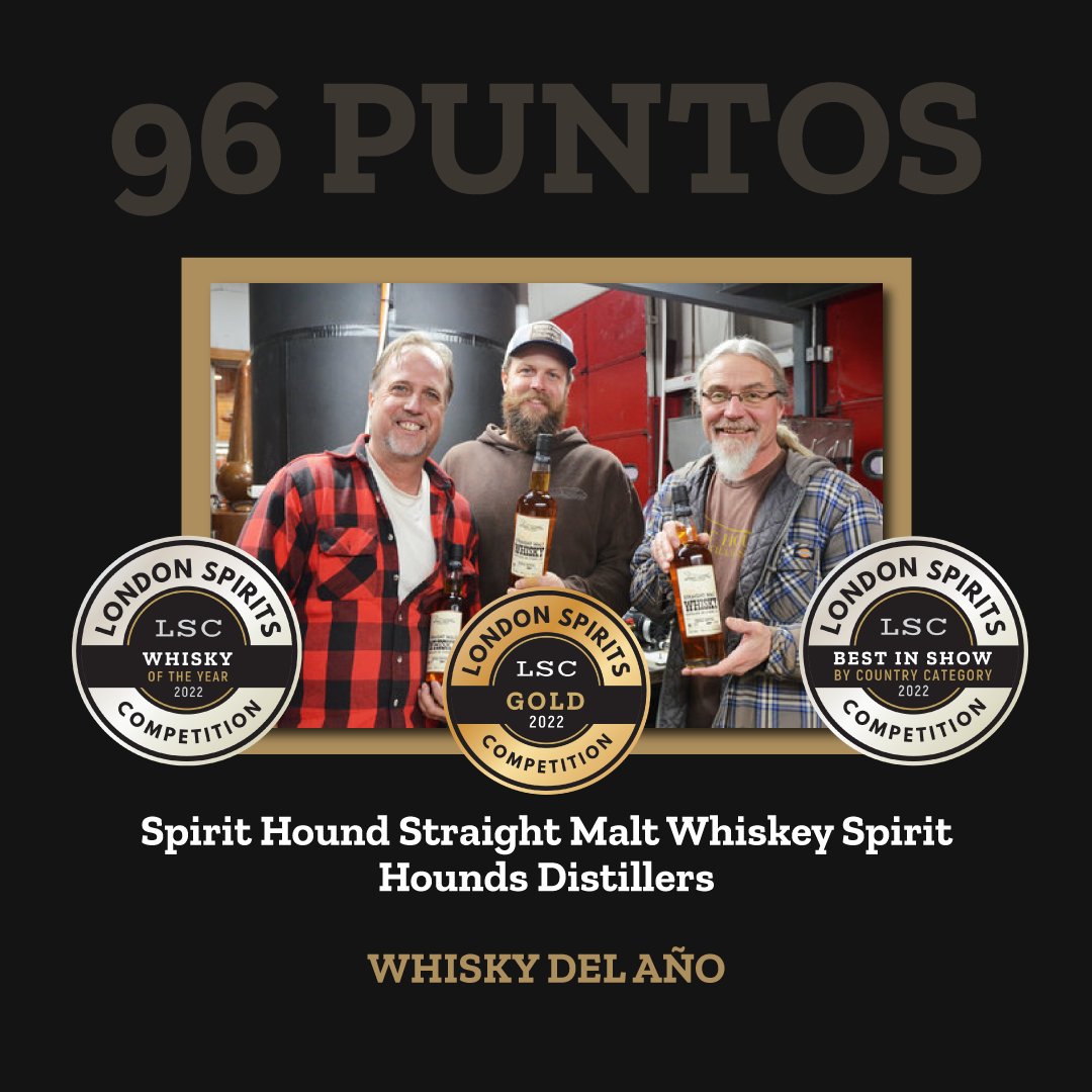 🏆 Un gran triunfo para <a href="/SpiritHoundDist/">SpiritHound</a>  que ganaron:

👉 Whisky del Año
👉 Best in SHow by Country - USA
👉 Gold, 96 puntos.

¡Felicitaciones por el gran trabajo que hacen!

#londonspiritscompetition #spirits #cognac #ferrandcognac #bebidasalcoholicas #bar #restaurant #pub