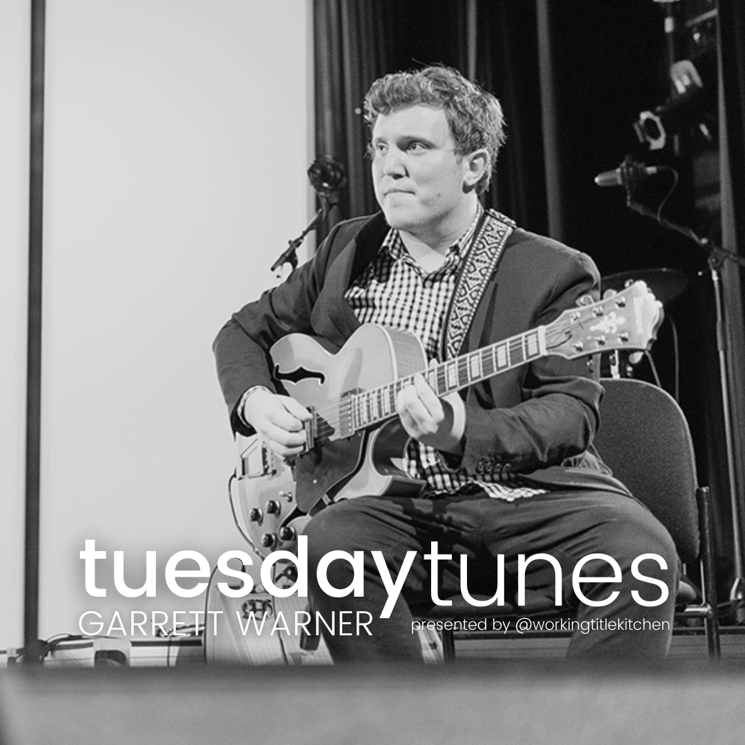 “scene-stealing guitar playing” 

That's all we need to know about Garret Warner for tonight's #tuesdaytunes. Join us 7-10 for some scene-stealing guitar playing, a late-night menu to die for, and some phenomenal cocktails.