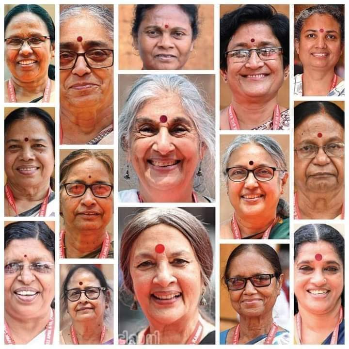 chandiseeri's tweet photo. 23-ാം പാർട്ടി കോൺഗ്രസിൽ സിപിഐ എമ്മിന്റെ കേന്ദ്രകമ്മിറ്റിയിലേക്ക് തിരഞ്ഞെടുക്കപ്പെട്ട വനിതാ സഖാക്കളെ നിങ്ങൾക്ക് എന്റെ വിപ്ലവാഭിവാദ്യങ്ങൾ. https://t.co/aEnj3NPpK6
