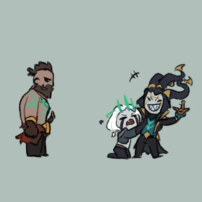 Viego will lose his music box today.
#Gangplank #viego #thresh 