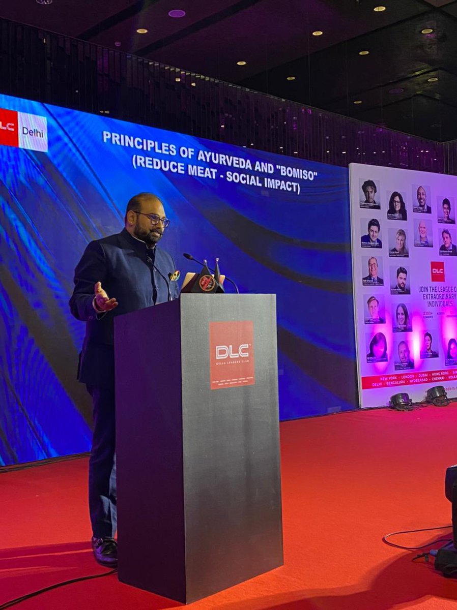 DLC_Global's tweet photo. Our Global Hon. Wines, Spirits &amp; Cigars Committee Member @RaahuulKapoor imparts with his highly engrossing information as he elucidates upon the principles of Ayurveda. 

#DLC  #DLCIntellectPopUp #DLCDelhi #leaders #motivation #domainexperts #businessevent #globalcommunity https://t.co/rTnmXBIGT3