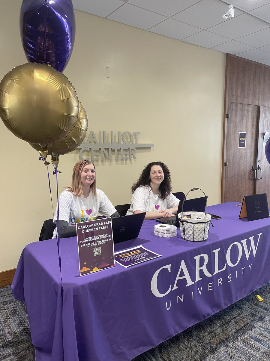 CarlowU's tweet photo. Grad Fair happening now until 6! Make sure to stop by if you are graduating 👩‍🎓 https://t.co/CIr4oDQymh