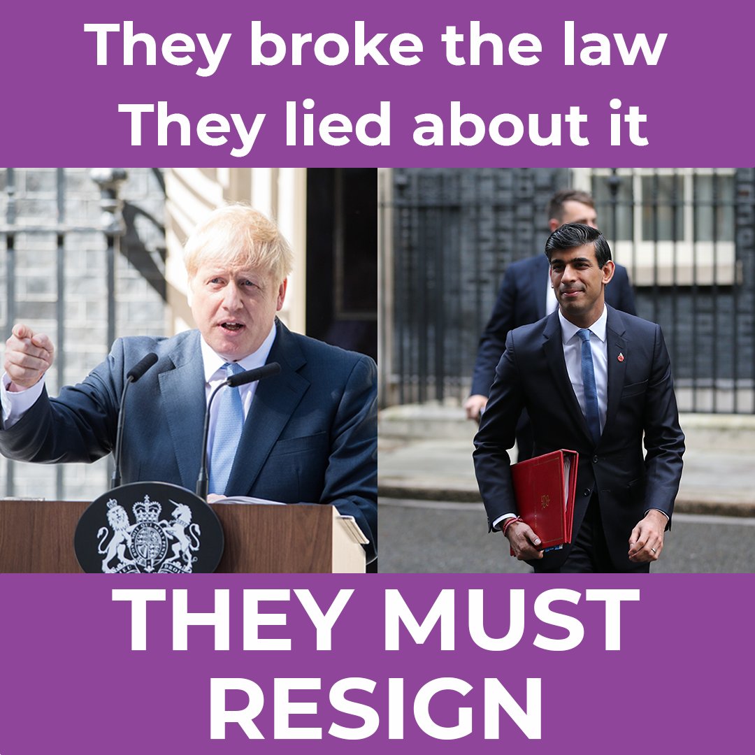 Unlock Democracy (@unlockdemocracy) on Twitter photo If <a href="/BorisJohnson/">Boris Johnson</a> and <a href="/RishiSunak/">Rishi Sunak</a> won't resign over #Partygate, Lord Geidt must demand that the PM allows him to investigate both of them for breaches of the Ministerial Code.
If the PM refuses him permission to do this, then Lord Geidt will have no choice but to step down. If <a href="/BorisJohnson/">Boris Johnson</a> and <a href="/RishiSunak/">Rishi Sunak</a> won't resign over #Partygate, Lord Geidt must demand that the PM allows him to investigate both of them for breaches of the Ministerial Code.
If the PM refuses him permission to do this, then Lord Geidt will have no choice but to step down.