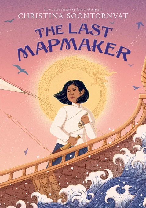THE LAST MAPMAKER by @soontornvat  is out today! 🗺🐉✨I'm so proud and grateful to have been a part of this project. Thank you to my AD Hayley Parker and @Candlewick . Here are the full wrap cover and interior map that I got to illustrate! 
