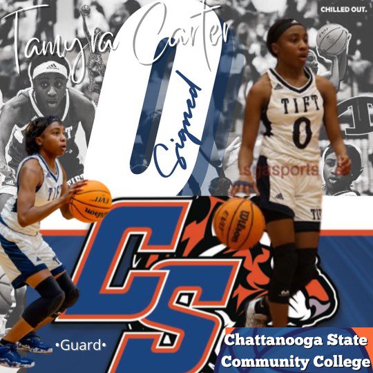 Excited to say that I have committed to Chattanooga State Community College🥳!!       Chatt State Bound💙🧡 <a href="/ChattState_WBB/">Chatt State Womens BB</a> <a href="/CoachKDClay3/">Kelvin Clay III</a>