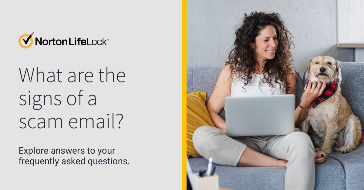 It’s important to stay alert for potential phishing emails from scammers impersonating Norton. How can you tell if an email is legit? Read our latest blog for answers and tips: nr.tn/3jwiZBG