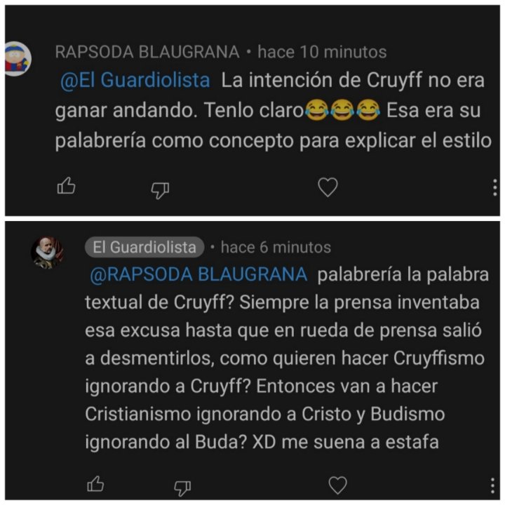 DobleacMX's tweet photo. Vean esta Joyita, ahora resulta que hay que Ignorar a Cruyff para ser Cruyffista, y el otro que le llama "Infiltrado" Atacando a Guardiola.Imagínate, si éstos son los Cruyffistas a su manera entonces yo soy Vegano a mi manera comiendo 🍗🍖 https://t.co/nDH4QUzw9z