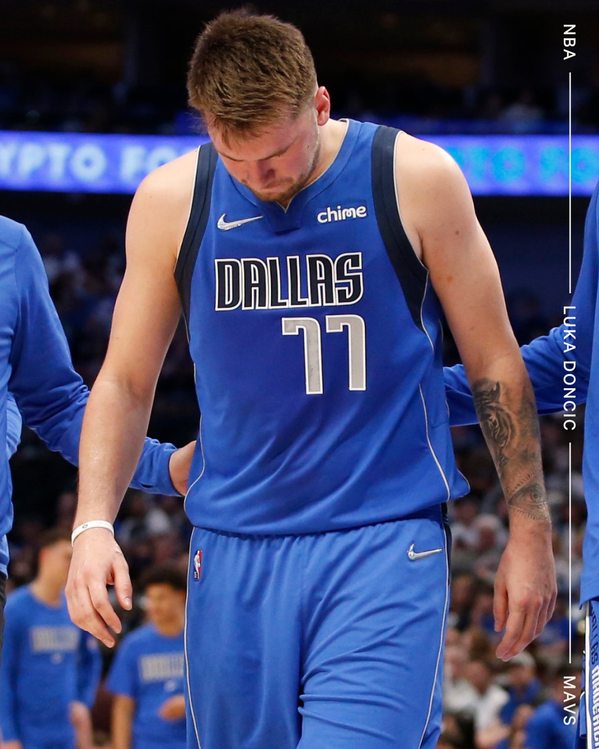Mavs rookie Luka Doncic dealing with mild knee strain; listed as