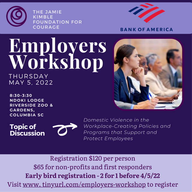Brought to you with support from <a href="/BankofAmerica/">Bank of America</a>, learn about crafting policies to protect your employees experiencing Domestic Violence, or refine the policies you already have in place. <a href="/bobmorgan926/">Bob Morgan</a> 
#workingfromhome #columbiasc #domesticviolenceawareness #hr