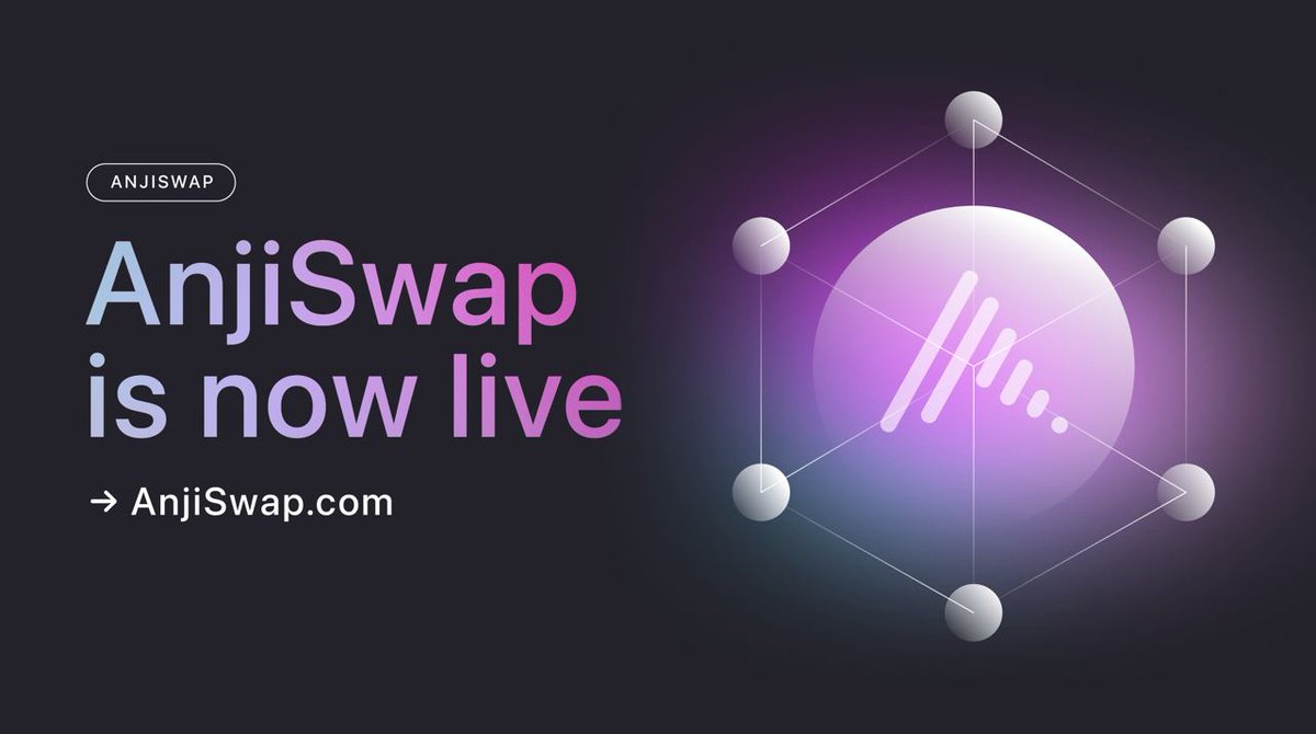 anji_eco's tweet photo. DeFi just got easier.

Enjoy low fee trades on our easy to use multi-chain, track your wallet balances, and of course earn crypto just by holding $ANJI.

https://t.co/oY77LxCDwW https://t.co/3Yfb5gvAs7