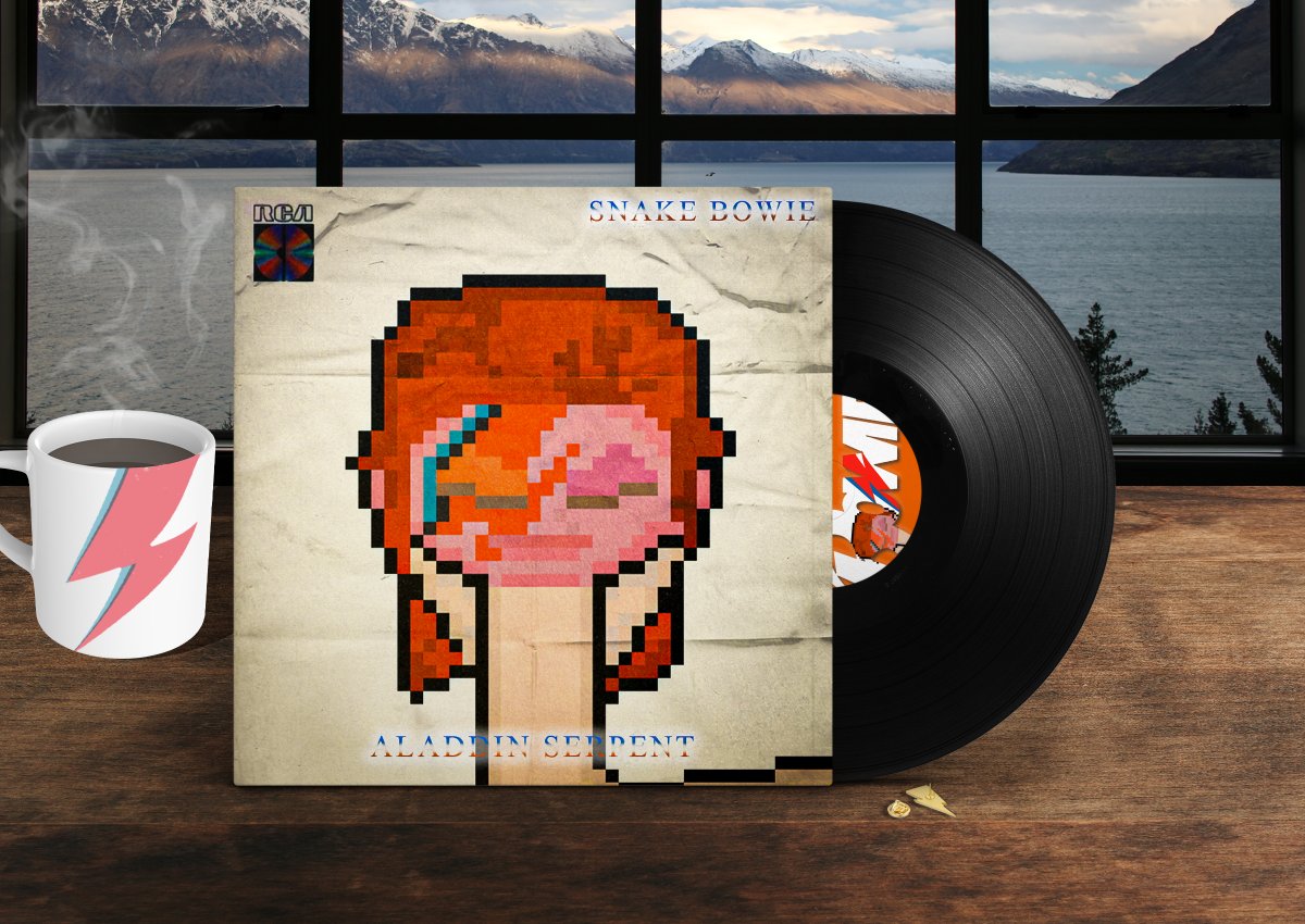 EggsGameNFT's tweet photo. Yet another classic is with us today Aladdin Serpent!
This magnificent album includes hits like Watch That Chicken, Panic in the Farm and Time! Everyone loves a bit of Snake Bowie
#nft #nftcollector #nftcommunity #nfts #eggsgame #music #davidbowie #bowie #albumoftheday https://t.co/1HN7kRtk7S