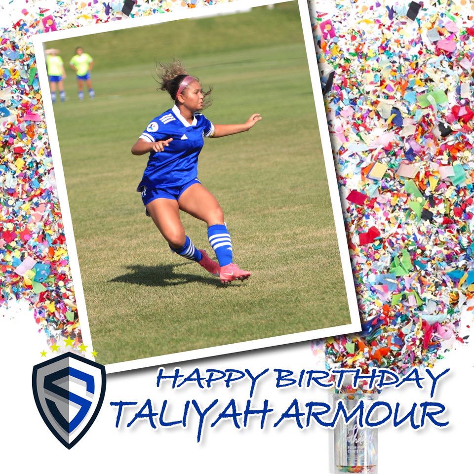 StingRoyal05's tweet photo. We are continuing our celebrations today!! Happy 17th birthday to our mighty defensive mid @TaliyahArmour !! We hope your day is as special as you are! 🎊🎂 https://t.co/GWAnepAgJ2