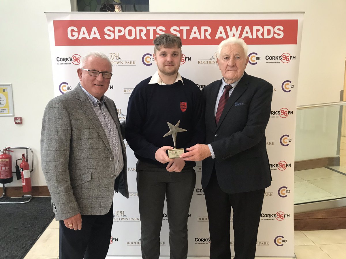 Finbarr Mc Carthy (@fifinnymac) on Twitter photo Lovely presentation today for <a href="/Rocogaa/">StFrancisCollege GAA</a> and <a href="/bearacs/">Scoil Phobail Bhéara</a> as joint March winners of <a href="/Corks96FM/">Cork's 96FM</a> <a href="/C103Cork/">C103</a> <a href="/OfficialCorkGAA/">Cork GAA</a> awards with <a href="/RochestownPark/">Rochestown Park Hotel</a> in recognition of winning <a href="/PostPrimaryGAA/">PostPrimaryGAA</a> All-Ireland titles.
<a href="/PaudieP/">Paudie Palmer</a> <a href="/Acadogan15/">Alan Cadogan</a> <a href="/RoryBurkeRadio/">Rory Burke</a> @kieranmcgeary Lovely presentation today for <a href="/Rocogaa/">StFrancisCollege GAA</a> and <a href="/bearacs/">Scoil Phobail Bhéara</a> as joint March winners of <a href="/Corks96FM/">Cork's 96FM</a> <a href="/C103Cork/">C103</a> <a href="/OfficialCorkGAA/">Cork GAA</a> awards with <a href="/RochestownPark/">Rochestown Park Hotel</a> in recognition of winning <a href="/PostPrimaryGAA/">PostPrimaryGAA</a> All-Ireland titles.
<a href="/PaudieP/">Paudie Palmer</a> <a href="/Acadogan15/">Alan Cadogan</a> <a href="/RoryBurkeRadio/">Rory Burke</a> @kieranmcgeary