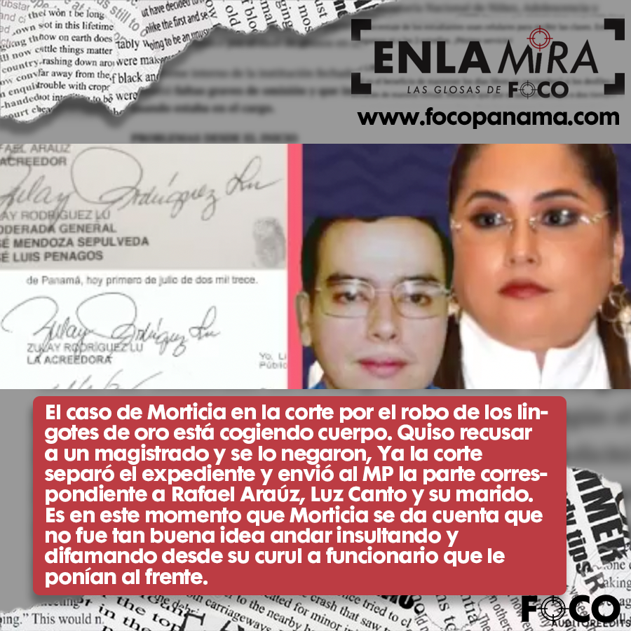 focopanama's tweet photo. En La Mira - Las glosas de FOCO. https://t.co/uqfkUS9pPb