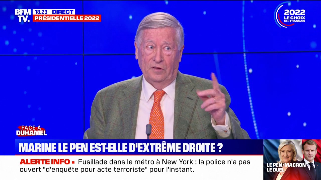 Alain Duhamel on Twitter ""Marine Le Pen dans cette campagne