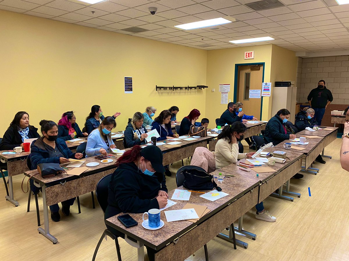 joshgalvan75's tweet photo. Our first Morton parent in person field trip! Learning azteca painting. #mortonpride #orgullomorton https://t.co/fkg3clqmyK