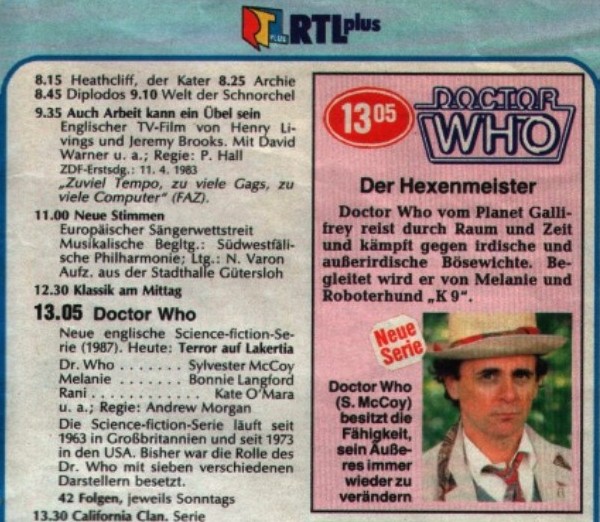 Iltu123's tweet photo. Und damit läuft heute Abend auf @one_ard nun die Classic Doctor Who Story, mit der hierzulande am 22. November 1989 alles begann. #HomeForWhovians #Season24 #TimeAndTheRani #TerrorAufLakertia #einschalten https://t.co/qbJqP0t4vy