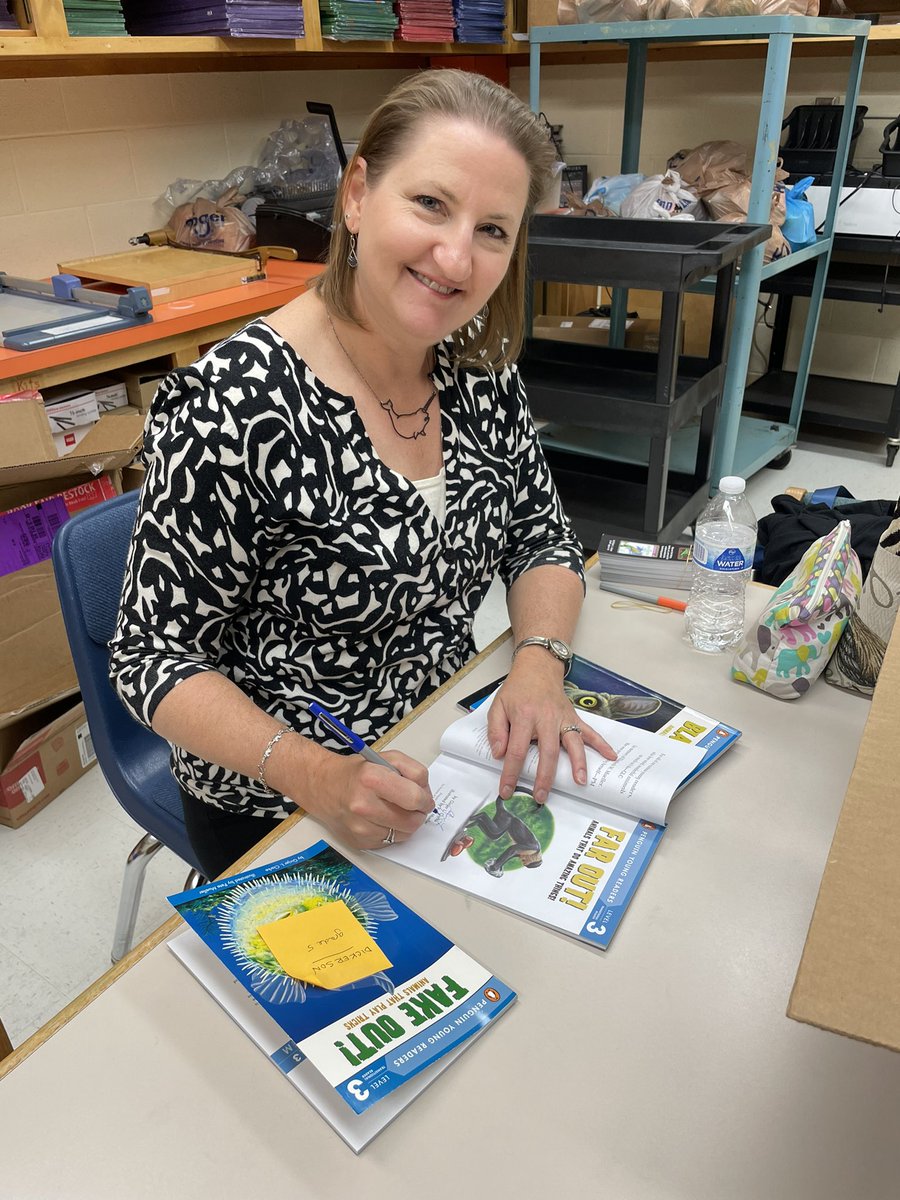 Beeks Bears enjoyed an author visit from Ginjer Clarke! Her fun, interesting nonfiction books, and her engaging presentation, got students excited about rea📚<a href="/MBESBears/">Margaret Beeks Elem</a> <a href="/mbepto/">MARGARET BEEKS PTO</a> <a href="/mcpsvalibraries/">MCPS VA Libraries</a> <a href="/mcps_va/">MCPS</a>