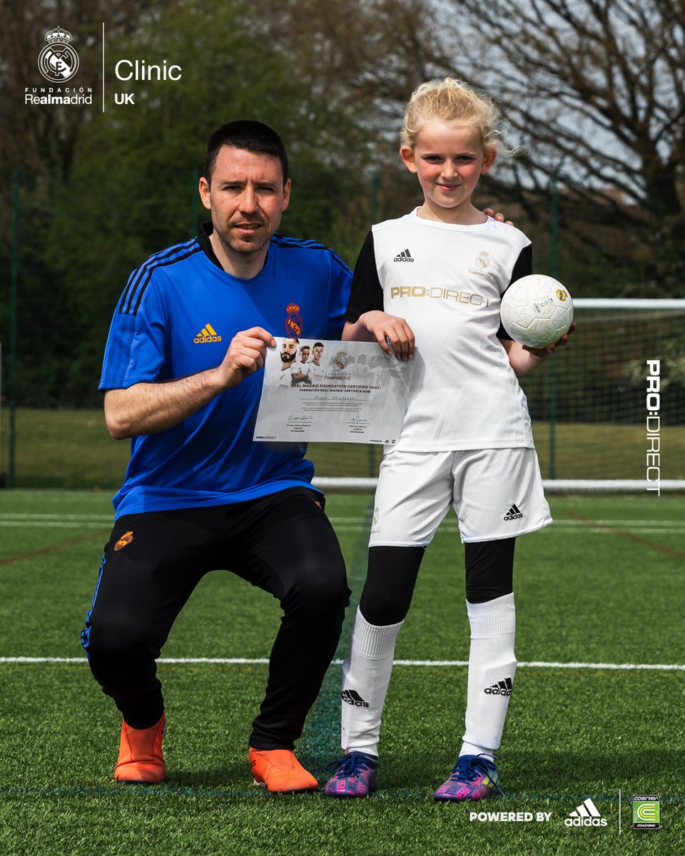 CoerverEW's tweet photo. Brighton ✅
St Albans ✅
Easter ‘22 @Fun_Realmadrid clinics have kicked off 🔥
#HalaMadrid #PlaytheREALway #RealSpirit
@ProD_Soccer
@adidasUK https://t.co/NjbI0eDibP