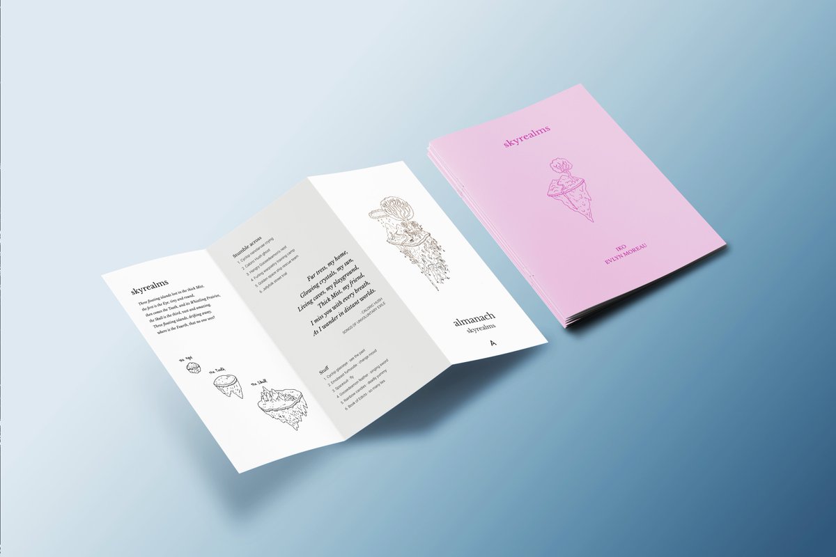 thelostbay's tweet photo. Making mockups for Skyrealms, now I have to edit the pamphlet, add an open zine, map, adventure cards, dice, pencils... almost there...
It's a bit tedious making these mockups, but I kind of like it and also I'm in a 8-hour train trip
#skyrealms #coloringbook https://t.co/ZuYuS9Nj3T