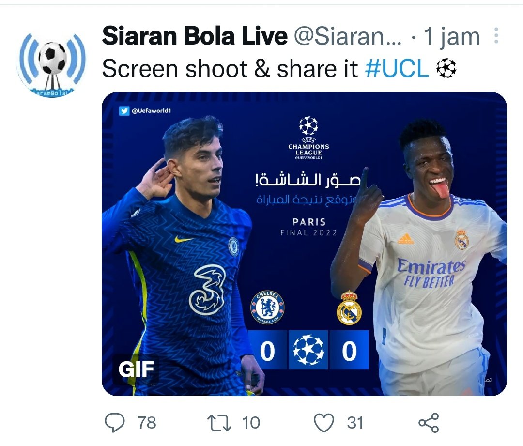 iswera15's tweet photo. @SiaranBolaLive Madrid bertahan min https://t.co/U0pDp89M00