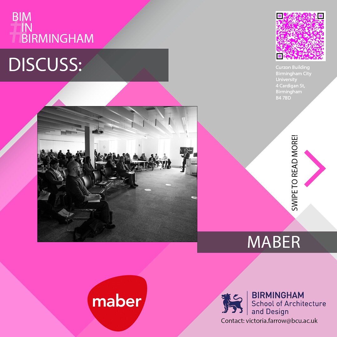 BimBirmingham's tweet photo. Thank you to @maberarchitects and @JPChrystal for hosting our event discussion at @biminbirmingham ! We are looking forward to talking through these exciting 3 questions! #maber #maberarchitects #bim #biminbirmingham2022 https://t.co/ZAzrYOBpOL