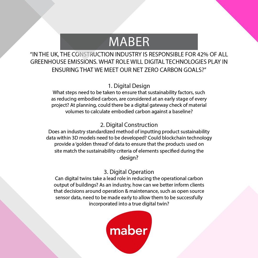 Thank you to <a href="/maberarchitects/">maber architects</a> and <a href="/JPChrystal/">Josh Chrystal</a> for hosting our event discussion at @biminbirmingham ! We are looking forward to talking through these exciting 3 questions! #maber #maberarchitects #bim #biminbirmingham2022