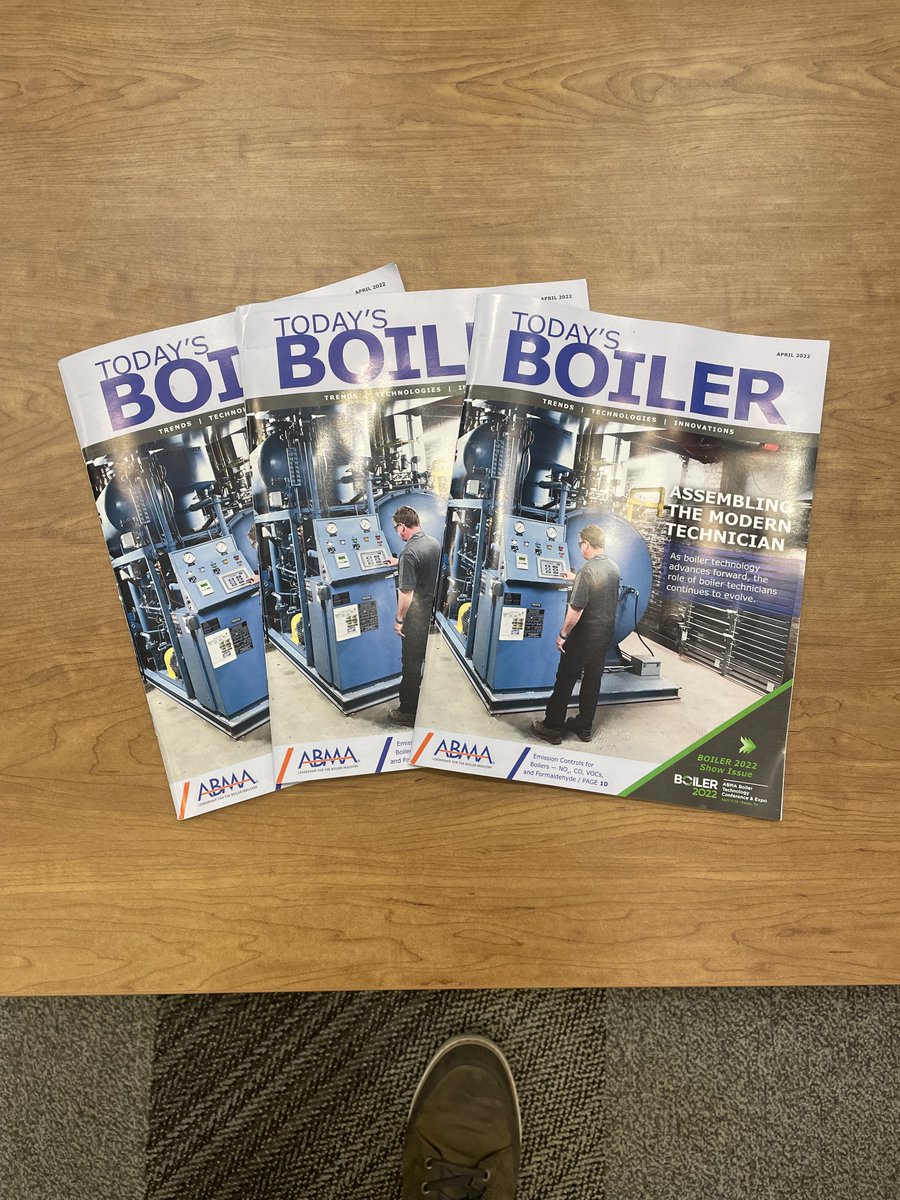 And just like that...we're magazine cover stars 🤩 Thanks so much to Today's Boiler for featuring Thermogenics in your April edition. 

Our article features a Q&amp;A with Paul Ingham &amp; Joe McMullen on the role of "The Modern Technician".

<a href="/ABMABoiler/">ABMABoiler</a> #BOILER2022 #boilermakers