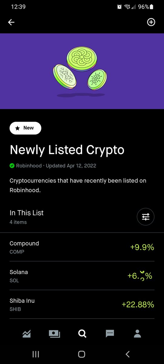 TrevorCorthell's tweet photo. Robinhood is currently listing $SHIB https://t.co/RYROe1cZoi
