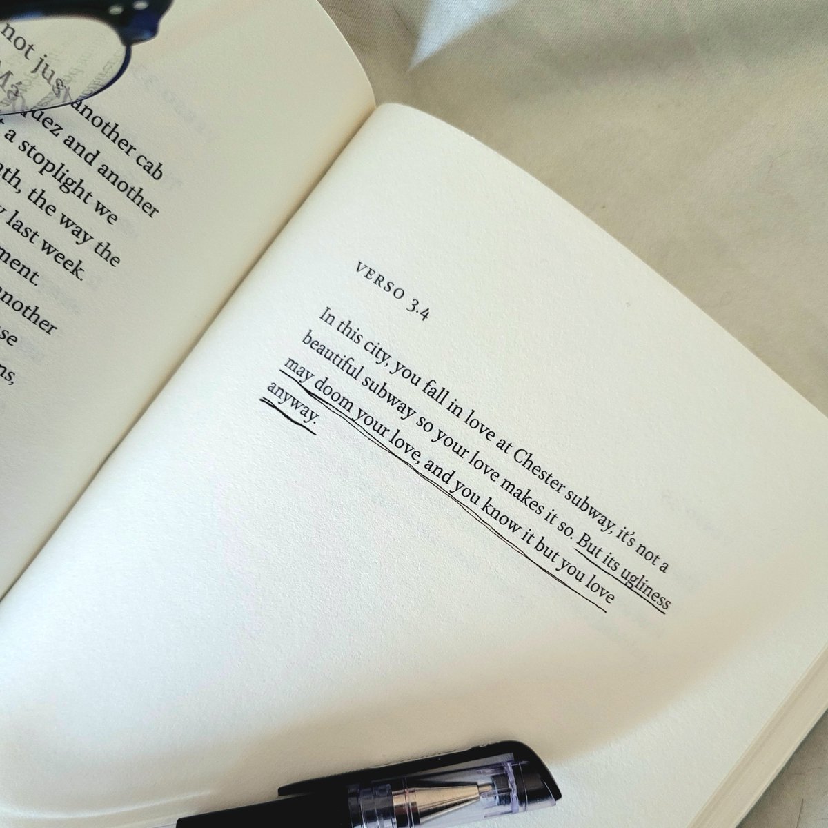 fillingstation's tweet photo. Reading our #fSbookclub pick The Blue Clerk by Dionne Brand today - a collection of beautifully written prose poems. Have you read this yet?
We'll be announcing our second book club read next week! https://t.co/OZm2vKshs5
