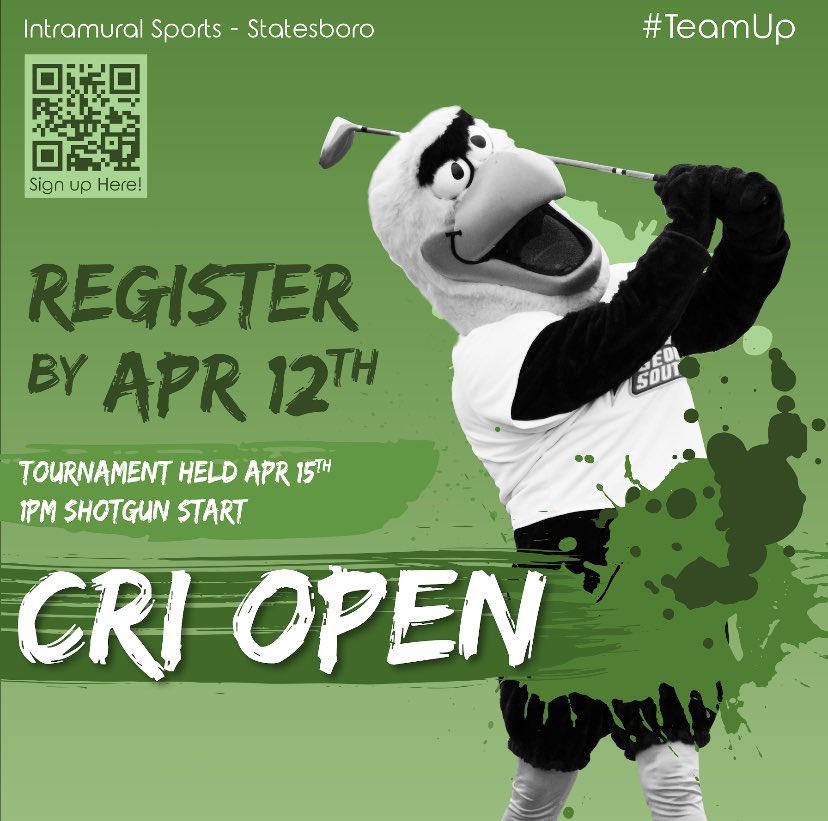 GSUIntramurals's tweet image. Today is the LAST DAY to register your two-person team!! Compete with a friend and have some fun with us and @GSGolfCourse @GSUCampusRec