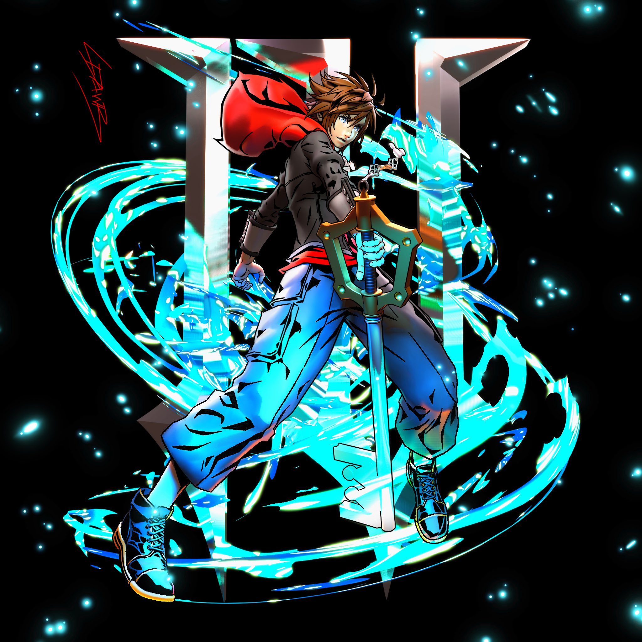Wall Decoration - Sora Kingdom Hearts | Sprite From the