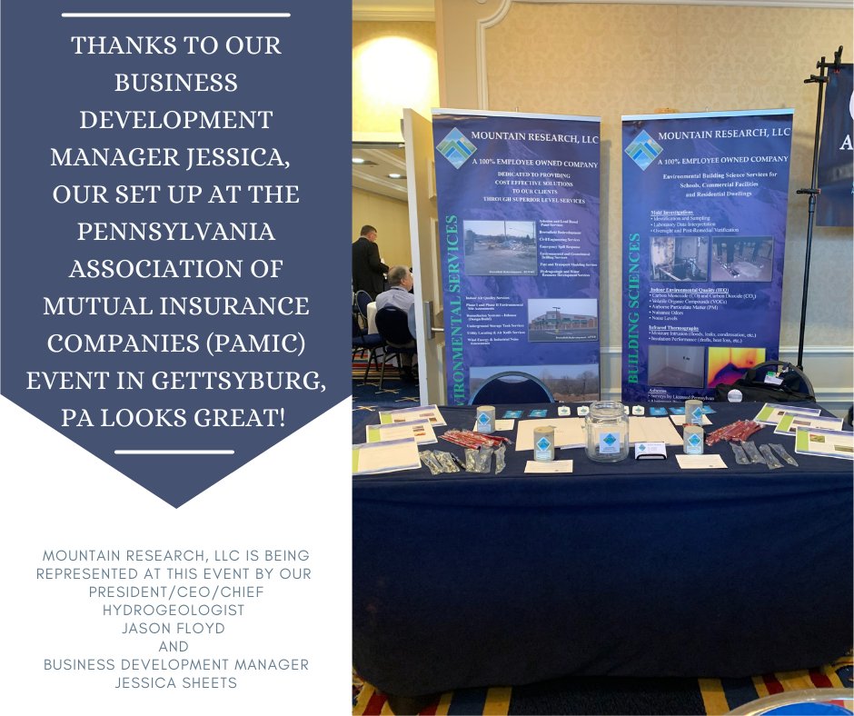 MountainRLLC's tweet image. Check out our PAMIC display! We know you both will work hard to educate everyone about what we do!! #PAMIC #PennsylvaniaAssociationofMutualInsurance #gettysburgpa #letthemknowwhatwedo #representingmountainresearchllc