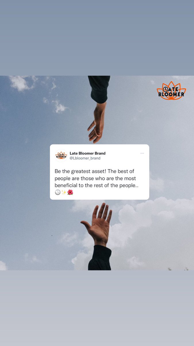 Lbloomer_brand's tweet photo. #BeAnAsset #HelpingHands #Build #FoundationSolid #PurityCulture #LateBloomer #LateBloomerBrand 🌺 https://t.co/x4dgEXo7qR