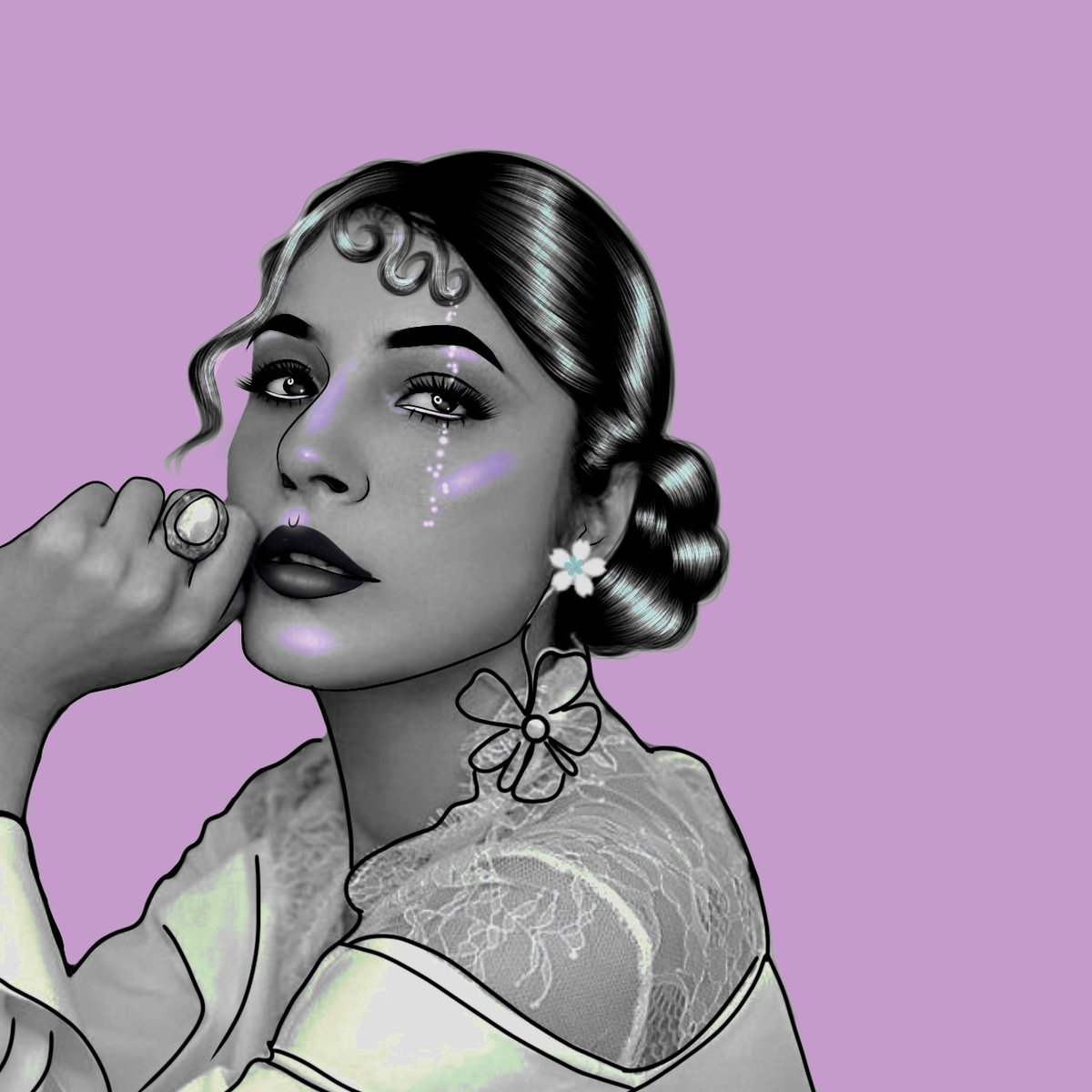 I doubt you guys will like the coloured version of this so... #ShehnaazGill #Shehnaazians #ShehnaazGallery . Also wish my Kashmiri seb Happy birthday in advance <a href="/_cute_fifi/">✨FIFI✨Rami Stan♥️✨</a>
