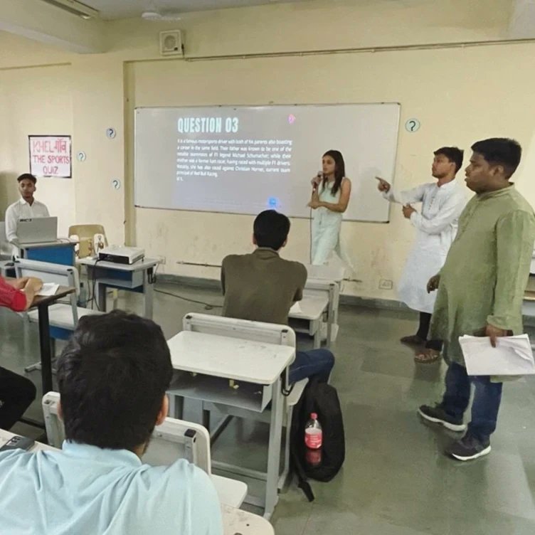 macquizsociety's tweet photo. Inquizitive successfully hosted 'Khelगाँव - The Sports Quiz' under its annual quizzing fest 'Jashn-e-Quiz' ✨
.
.
.
.
.
.
#inquizitive #maharajaagrasencollege #mac #quiz #jashequiz #quizzing #fyp #explore #college https://t.co/oU4MRMwpuO