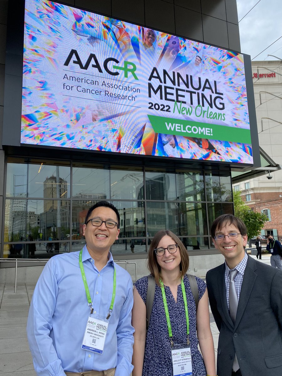 Loving the science banter with friends at #AACR22