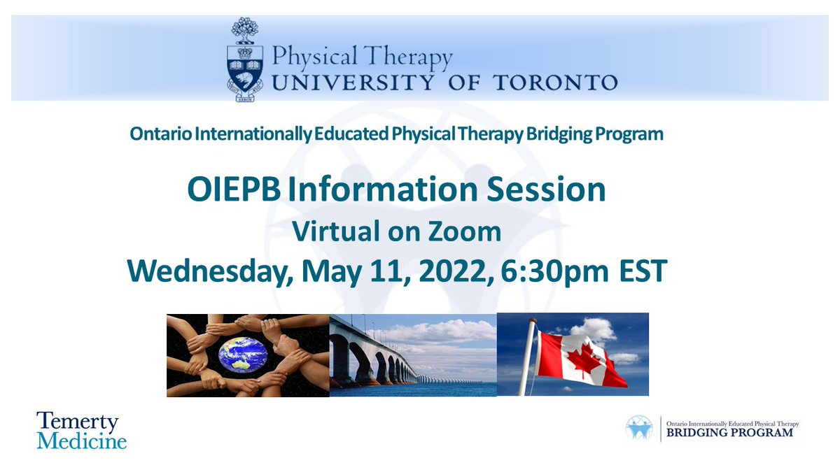 UofT_PT's tweet photo. The bridging program is holding an Information Session. Sign up today!
https://t.co/pwAgB5qWet https://t.co/mvgpSSW9gk