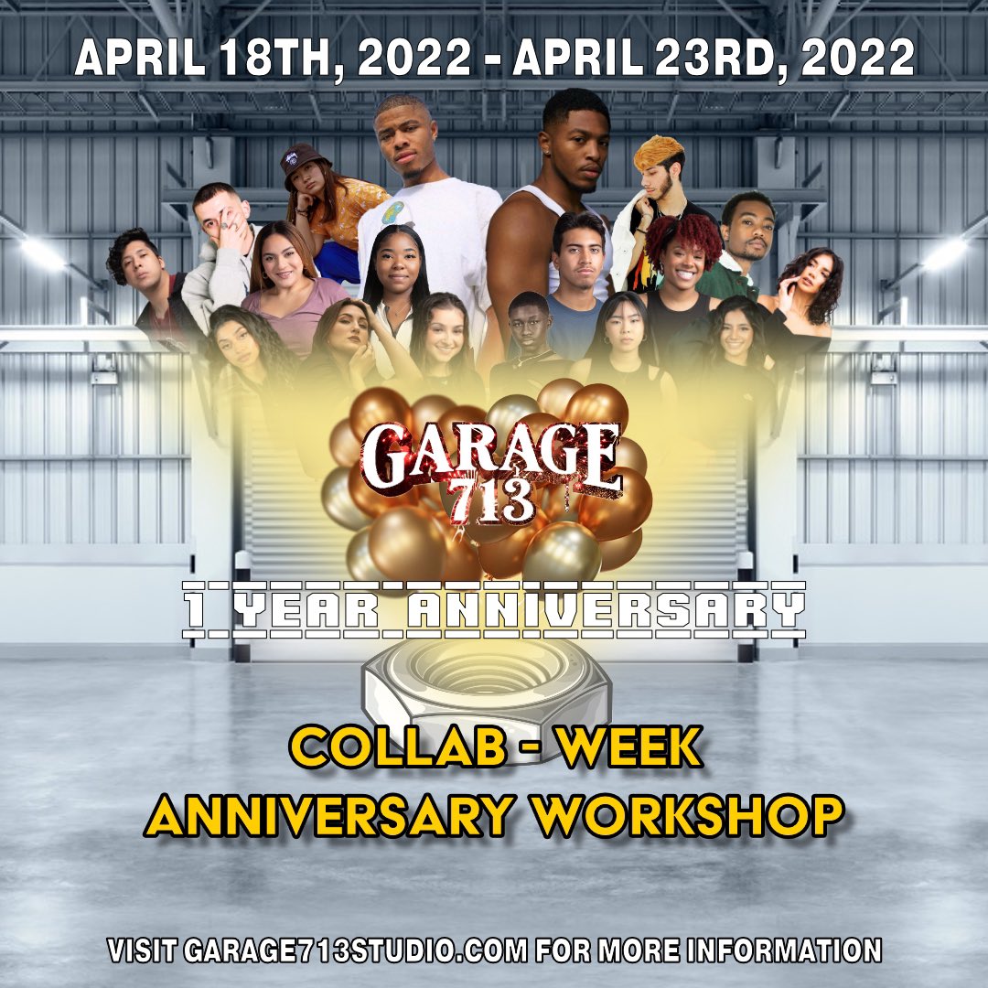 Houston! We are here! We made it! One year around the sun with you beautiful people. To celebrate this very special occasion we just want share, exchange and dance all night with you guys ALL WEEK LONG! 

To another year of dancing our butt’s off 🥂