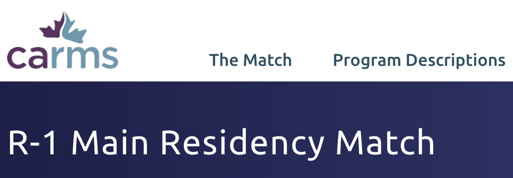 #CARMS2022 Match - Welcome to all!
Caroline Gregory - U of T
<a href="/mbrenks31/">Megan Brenkel</a> - U of O
<a href="/courtprice/">Courtney Price</a> - U of O
<a href="/RebeccaSeliga/">Rebecca Seliga</a> - U of O
<a href="/yesitsprince/">Prince Asare-Agbo</a> - McMaster 
<a href="/NamanA16/">Naman Arora</a> - McMaster
Simranjeet Singh - U of Sask
<a href="/sangithamensing/">Sangitha Mensingh (She/her)</a> - U of Queensland
Shane Baistrocchi - U of Limerick