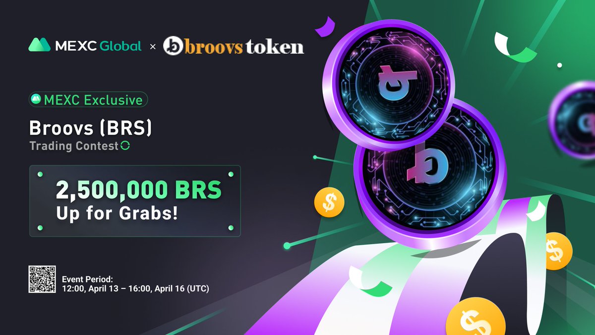 🔥MEXC&amp; #BRS Exclusive🔥

🚀Launching the @BroovsProject Trading Contest -2,500,000 $BRS for Grabs

⏰Activity Period: 12:00 Apr 13 - 16:00 Apr 16 (UTC)

Details: bit.ly/37FPFFQ

💚Sign up: bit.ly/3uemwLl

#Broovs #MEXCGlobal #MEXCListing broovs.io
