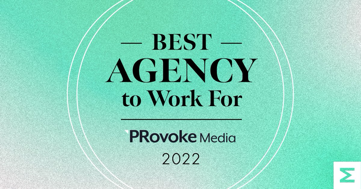 methodcom's tweet photo. We're thrilled to be recognized by @Provoke_News as a Best Small Agency To Work For in North America! We've always said Method's the amazing place it is because we have the best people. Above all our success is rooted in our inclusive &amp; supportive culture: https://t.co/38skHGM4ui https://t.co/Ano2N37qau