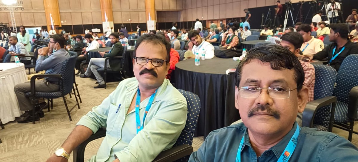 Our Chairman @dir_ghazali & CEO @aksudar at Confederation of Indian Industry - CII Event at Chennai Trade Center. சென்னை வர்த்தக மையத்தில் நடைபெற்ற இந்திய தொழில் கூட்டமைப்பு - தென் இந்திய ஊடக & பொழுதுபோக்கு கருத்தரங்கில் நமது சேர்மன் கஸாலி மற்றும் சிஇஓ ஏகே சுடர் கலந்துகொண்டனர்.