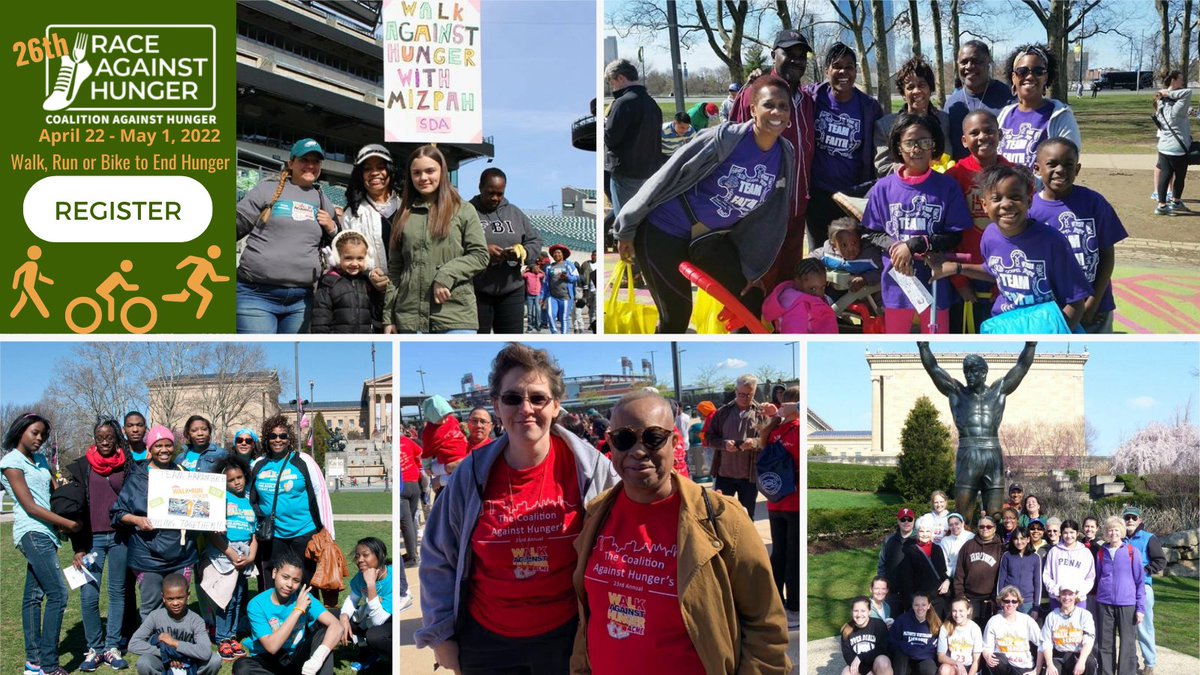 GPCAHunger's tweet photo. The #RaceAgainstHunger fights hunger in more ways than one. The Race:
- raises awareness of food insecurity
- raises funds to further our programs at the Coalition Against Hunger
- allows our anti-hunger partners an opportunity to fundraise for their own programs.
#RAH26 #RAH2022 https://t.co/V8H3YkqLm0