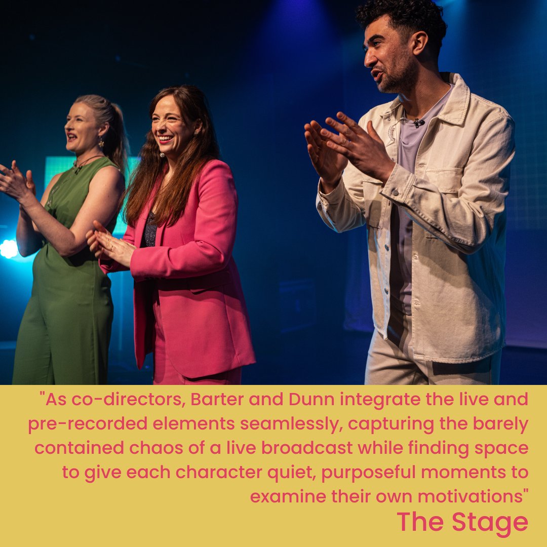 Just 3⃣ more nights to catch #Telethon📺 ☎️ @ShoreditchTH (til 14.4)-We’re having such lovely feedback from you all, you'd be mad to miss it! 😜 💬“Great storytelling” “It affected me deeply & I felt happy & emotional & connected with it” 💬 Tix here🎟️: bit.ly/TelethonShored…