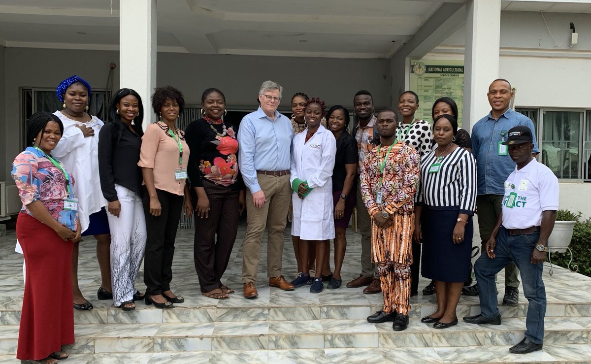 Spent today visiting the National Agriculture Seed Council in Abuja to learn more about the challenges faced by the seed testing laboratories.  These are some of the folks that make it happen, and their enthusiasm and commitment to Nigerian agriculture is clear!